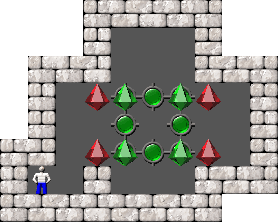 Сокобан Bugs collection уровень 64